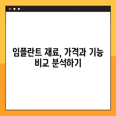강남 컴퓨터 분석 임플란트 비용 절감 팁| 알뜰하게 성공적인 치료를 위한 가이드 | 임플란트 비용, 컴퓨터 분석, 강남 치과, 비용 절감
